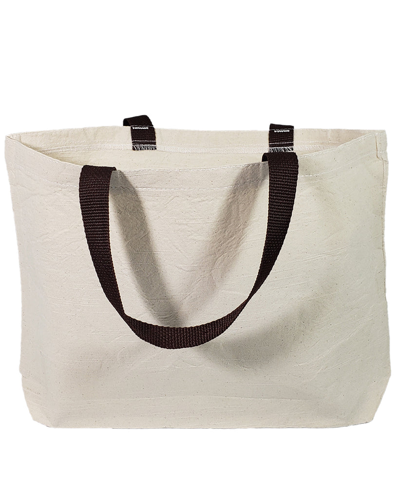 Wholesale Cotton Canvas Tote Bag with Inside Zipper Pocket