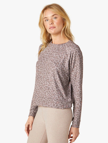 Beyond Yoga Leopard Pullover