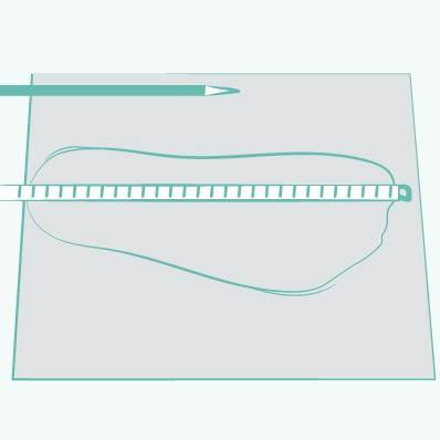 How to measure the length of the foot