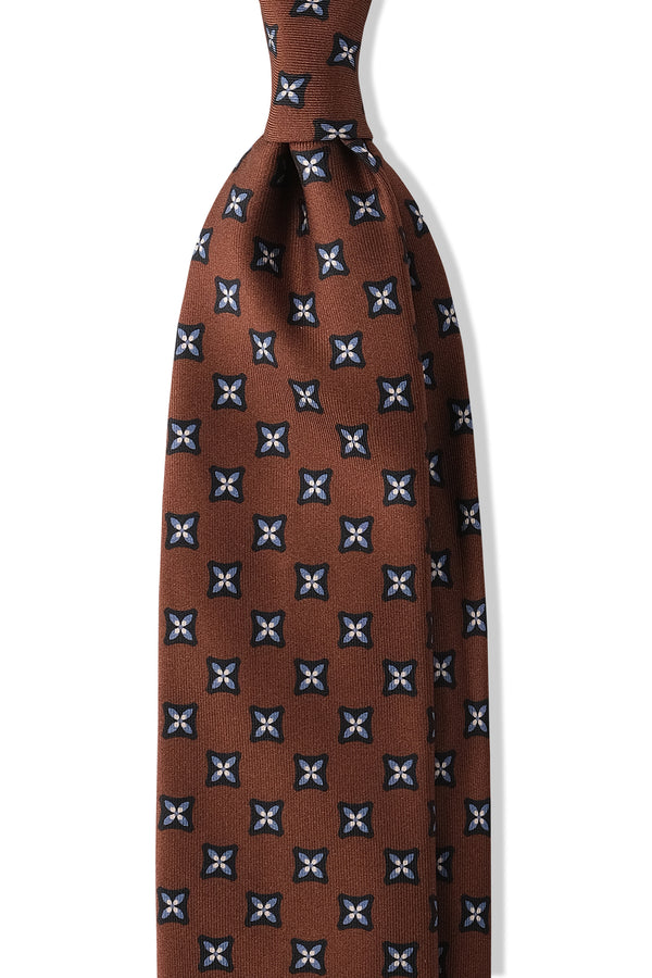 Louis Vuitton Black Silk Monogram Tip Skinny Tie