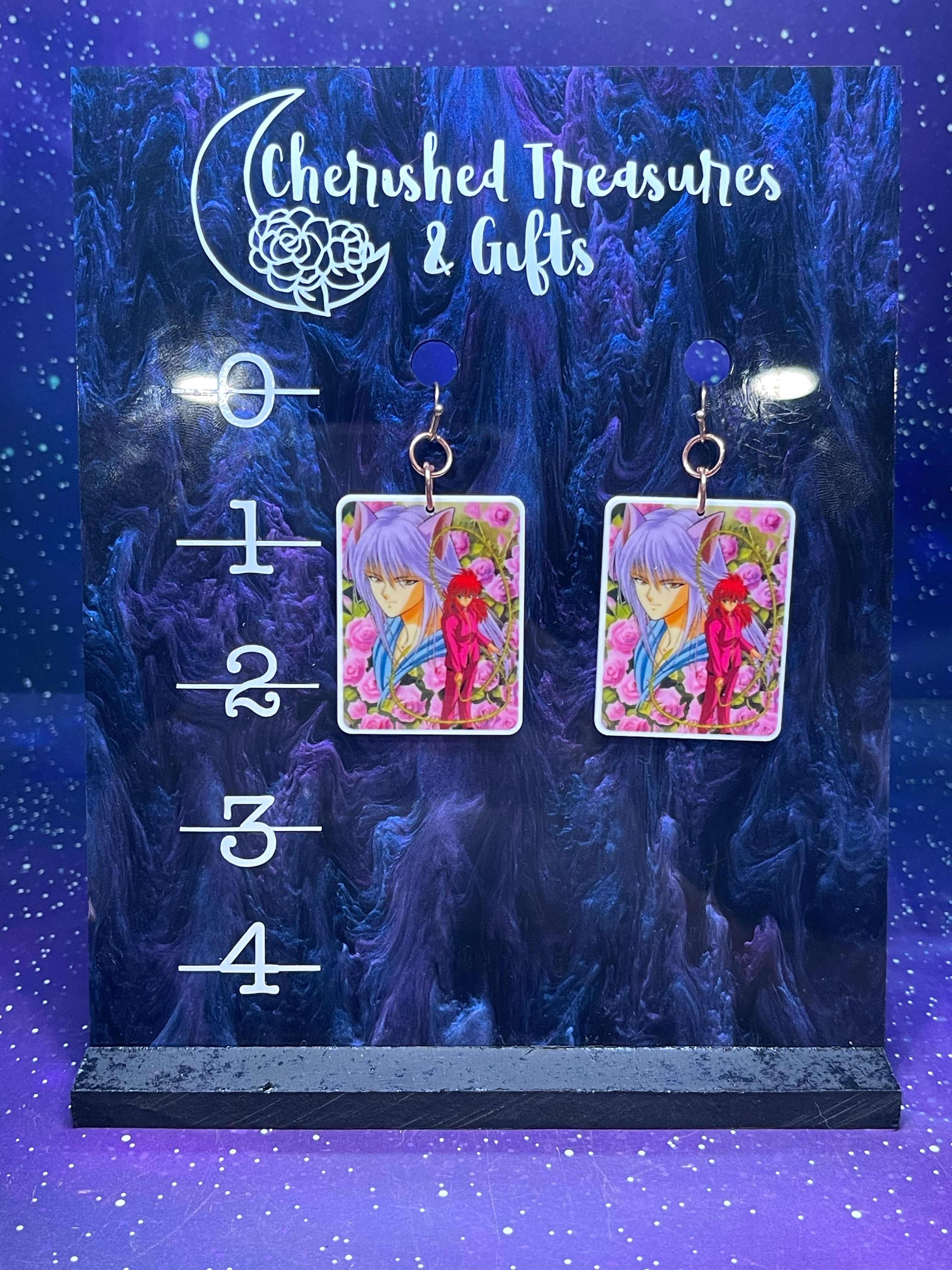 Anime Spirit Detective Acrylic Earrings