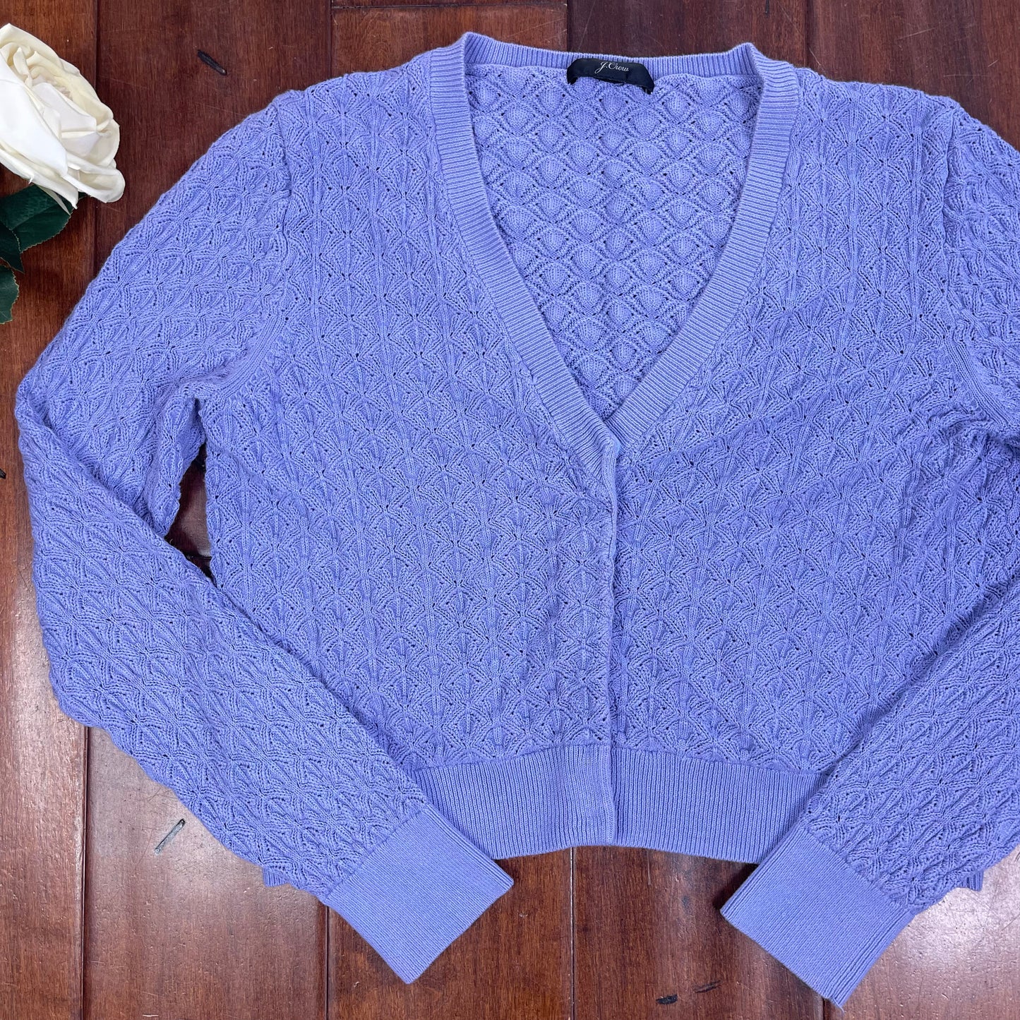 THRIFTED LILAC CARDIGAN