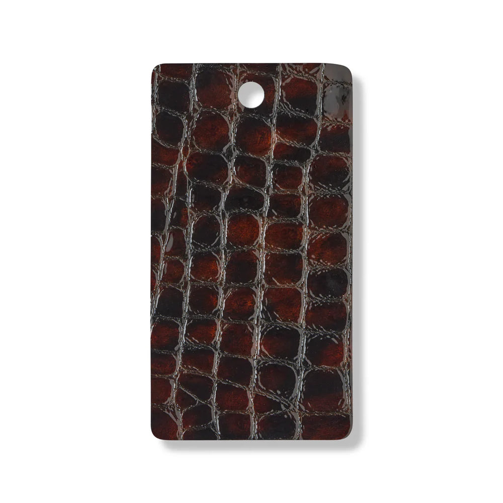 Chocolate Faux Croc Gloss