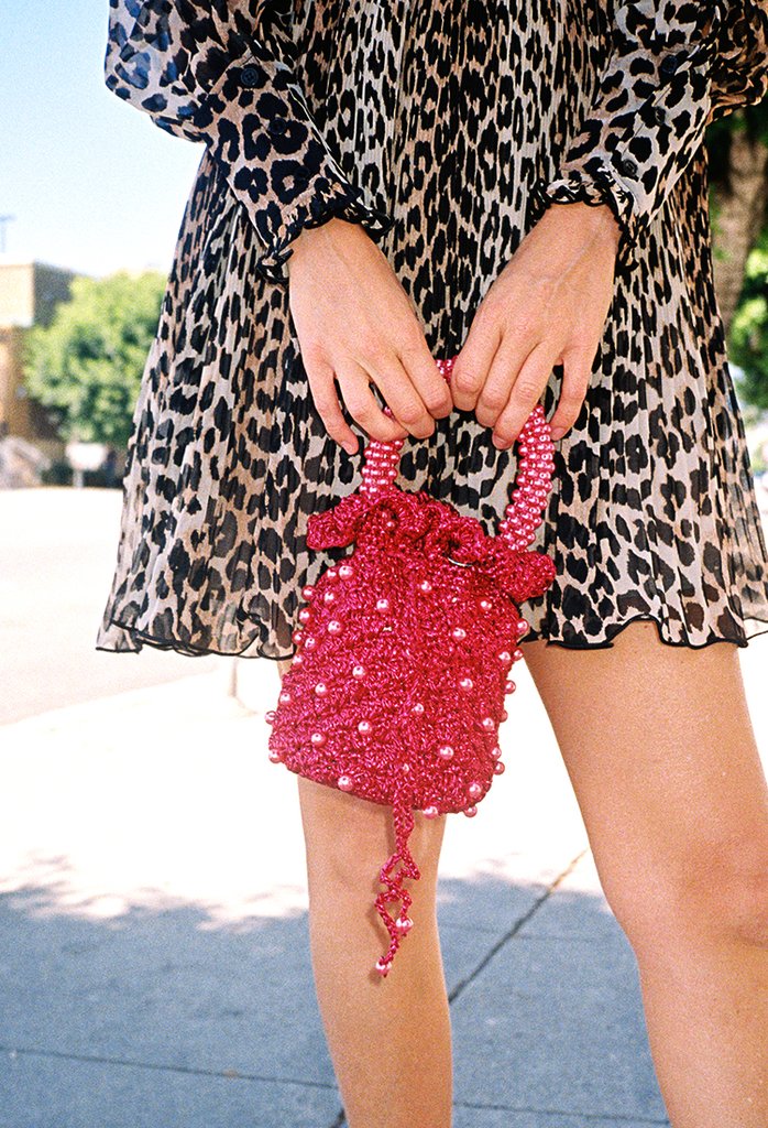 Nano Marina Bucket Bag Lemonade, Yellow Bucket Purse