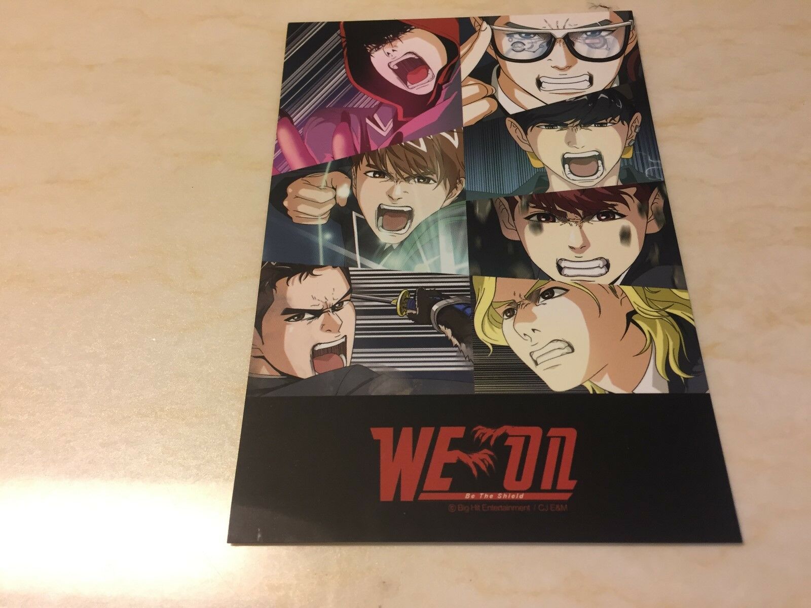 Bts Comic We On Be The Shield Official Photocard Dark Wild N Kpopcollection