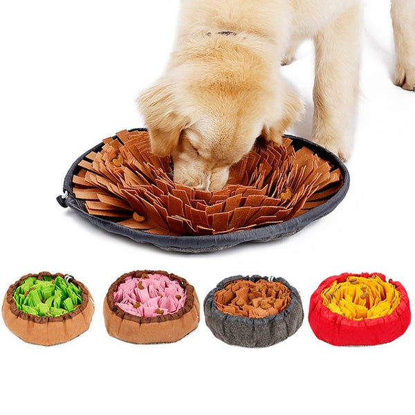 Dog Snuffle Mat Halloween Pumpkin Shape Pet Slow Feeding Pad Pet