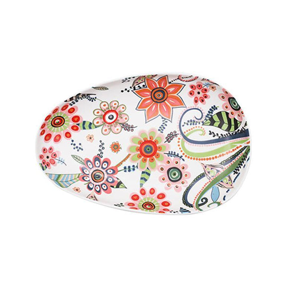 Batèk Floral Oval Plate - TOV Collection