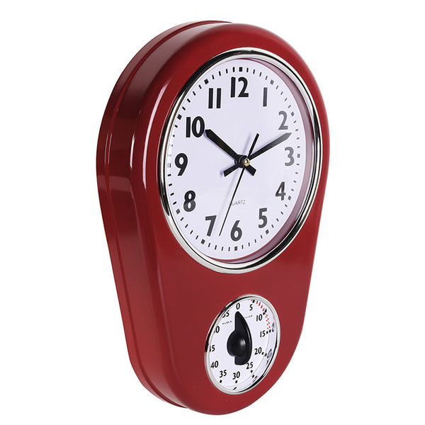 Red Retro Timer Clock