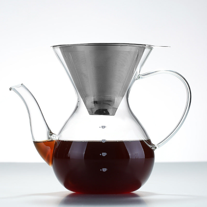 Glass Pour Over Coffee Brewer Set – Nyisstudio