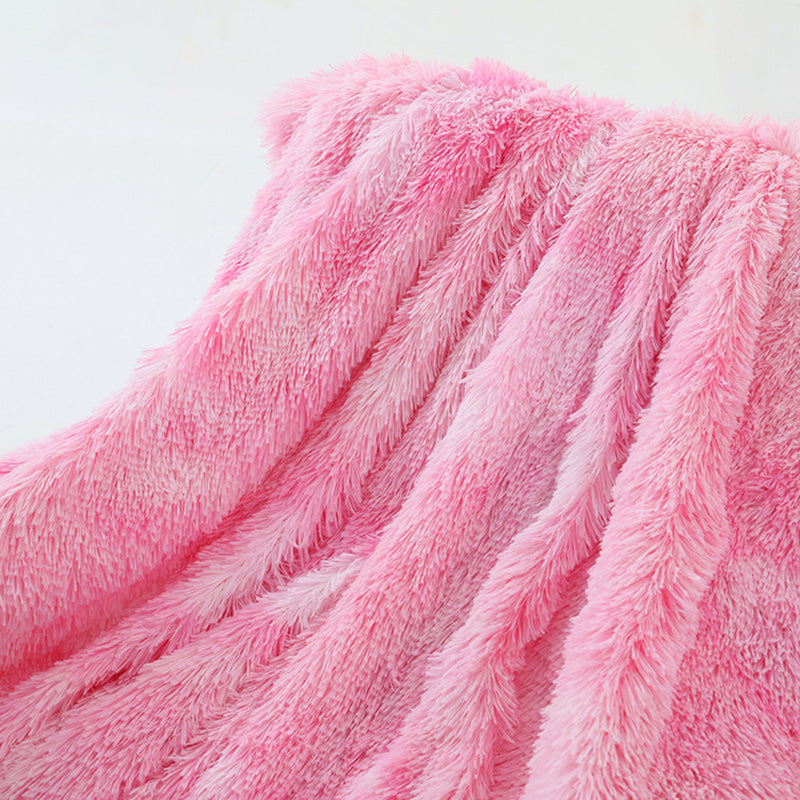 Liyun Pink Fluffy Throw Blanket | 50