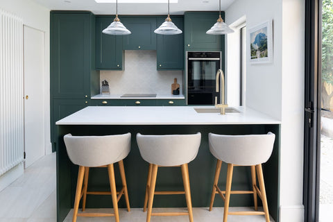 Green Kitchen Cabinets