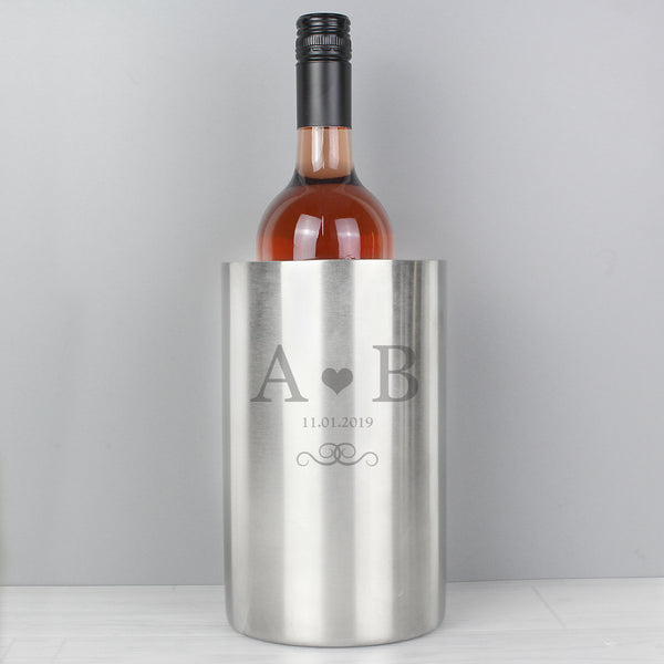 Monogram stainless steel wine cooler 0