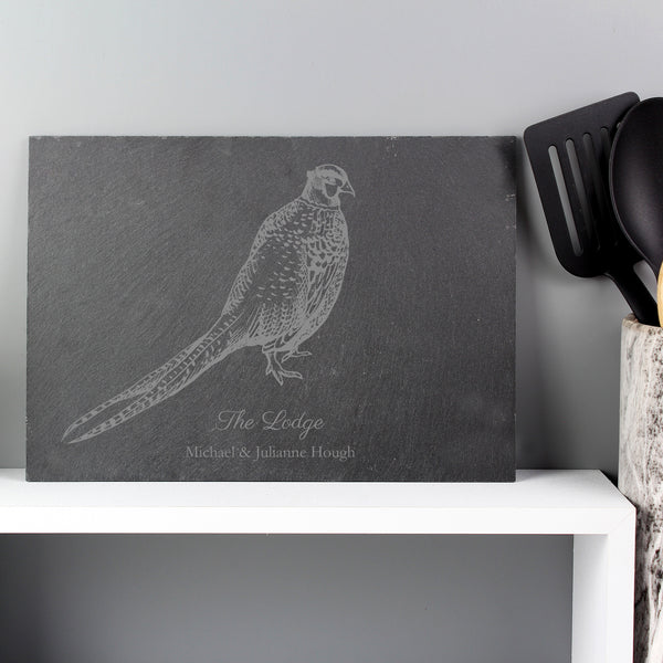 Pheasant slate placemat 0