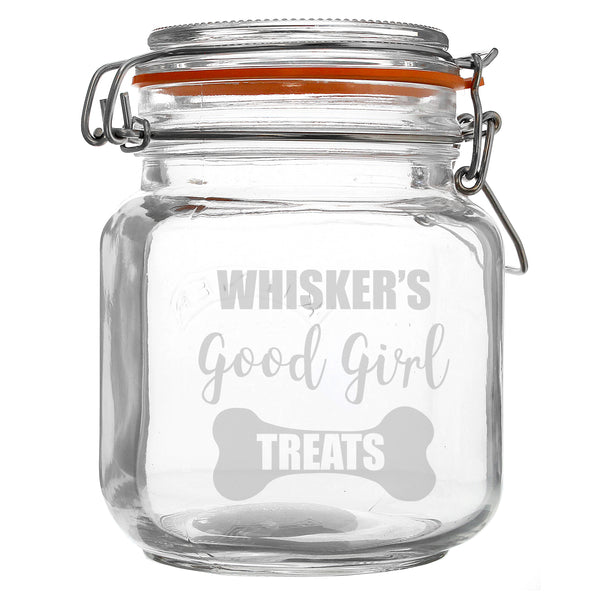 Good Girl treats glass kilner jar 4