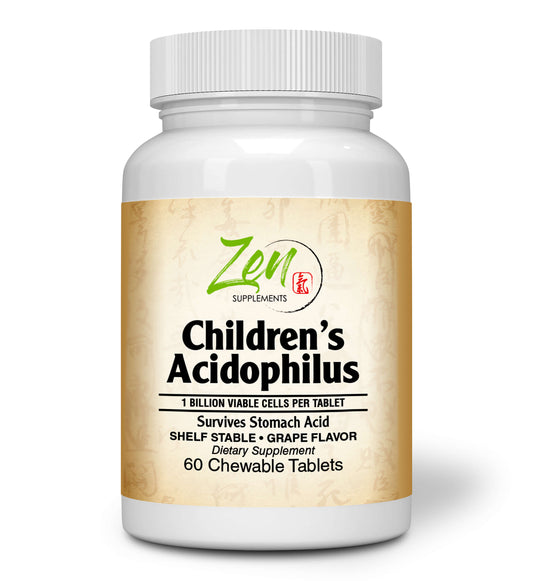 Children’s Acidophilus Probiotic - 60 Chewable Tabs