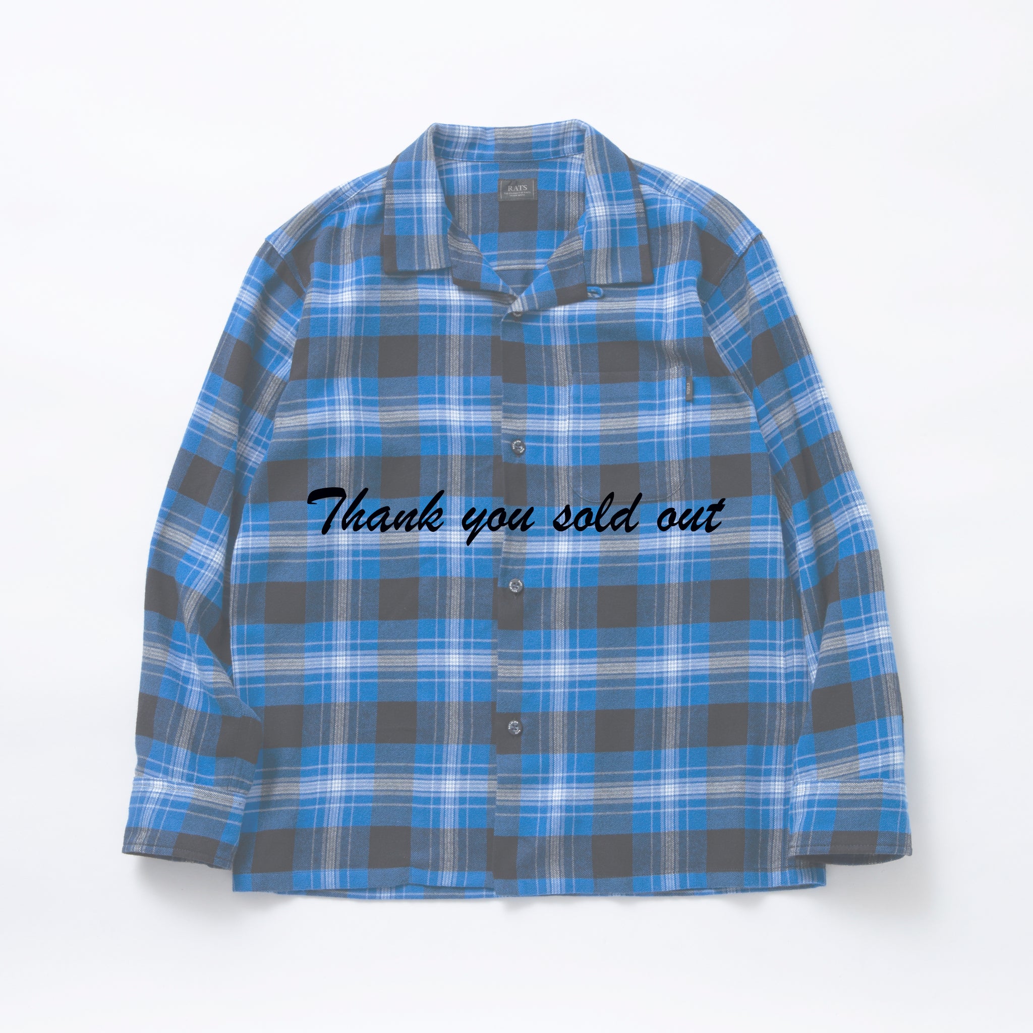 長瀬智也 私物 RATS PRINT FLANNEL チェックシャツ ラッツ M - シャツ