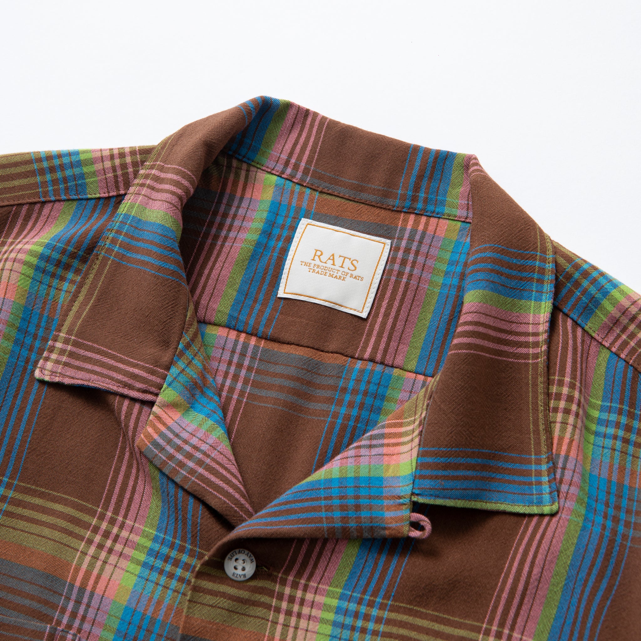 RATS RAYON CHECK SHIRT | www.bartislaw.com