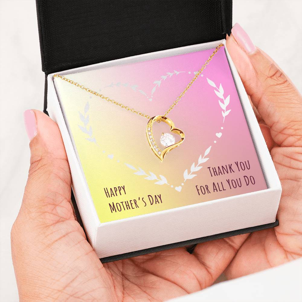 Mothers Day Heart - Together Forever Love Necklace