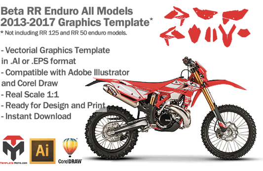 Beta RR 50 Motard 2011 2012 2013 2014 2015 2016 2017 2018 2019 2020 50 –  TemplateMoto