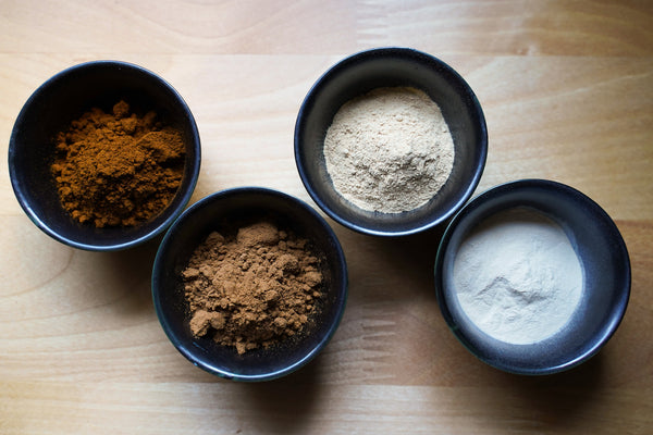 Medicinal mushroom powders