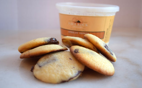 apricot fromage chocolate cookies