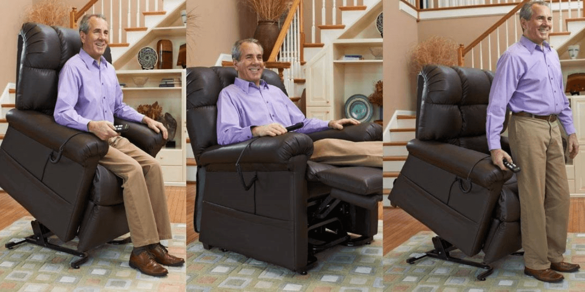 how to lift an elderly person out of a chair