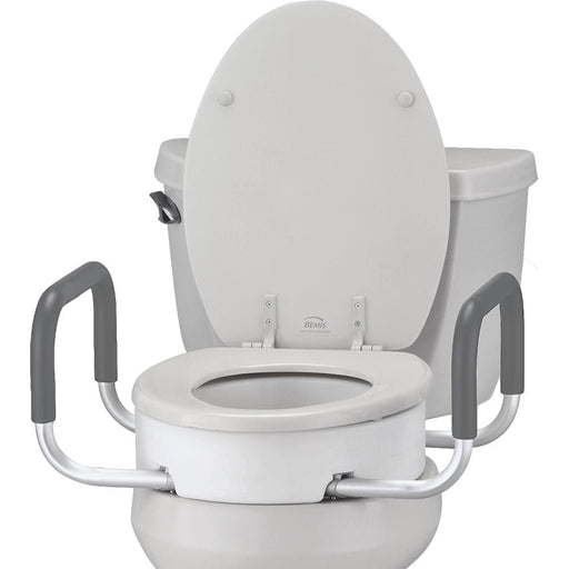 EASY AIR ADJUSTABLE TOILET SEAT RISER - Jackson Medical Supply