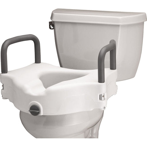 Walgreens Raised Toilet Seat with Lock & Arms