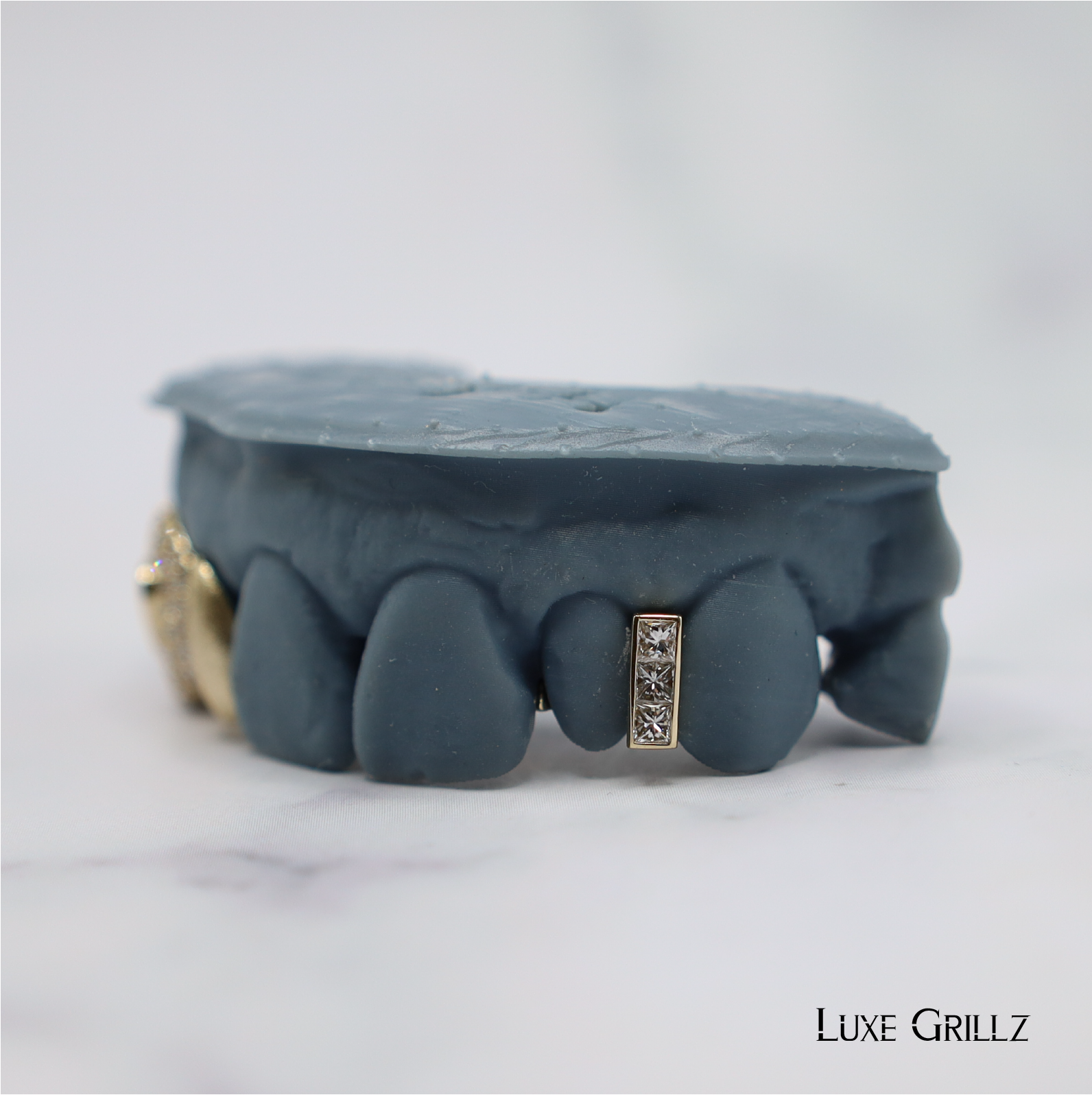 Princess Cut Diamond Gap Grillz