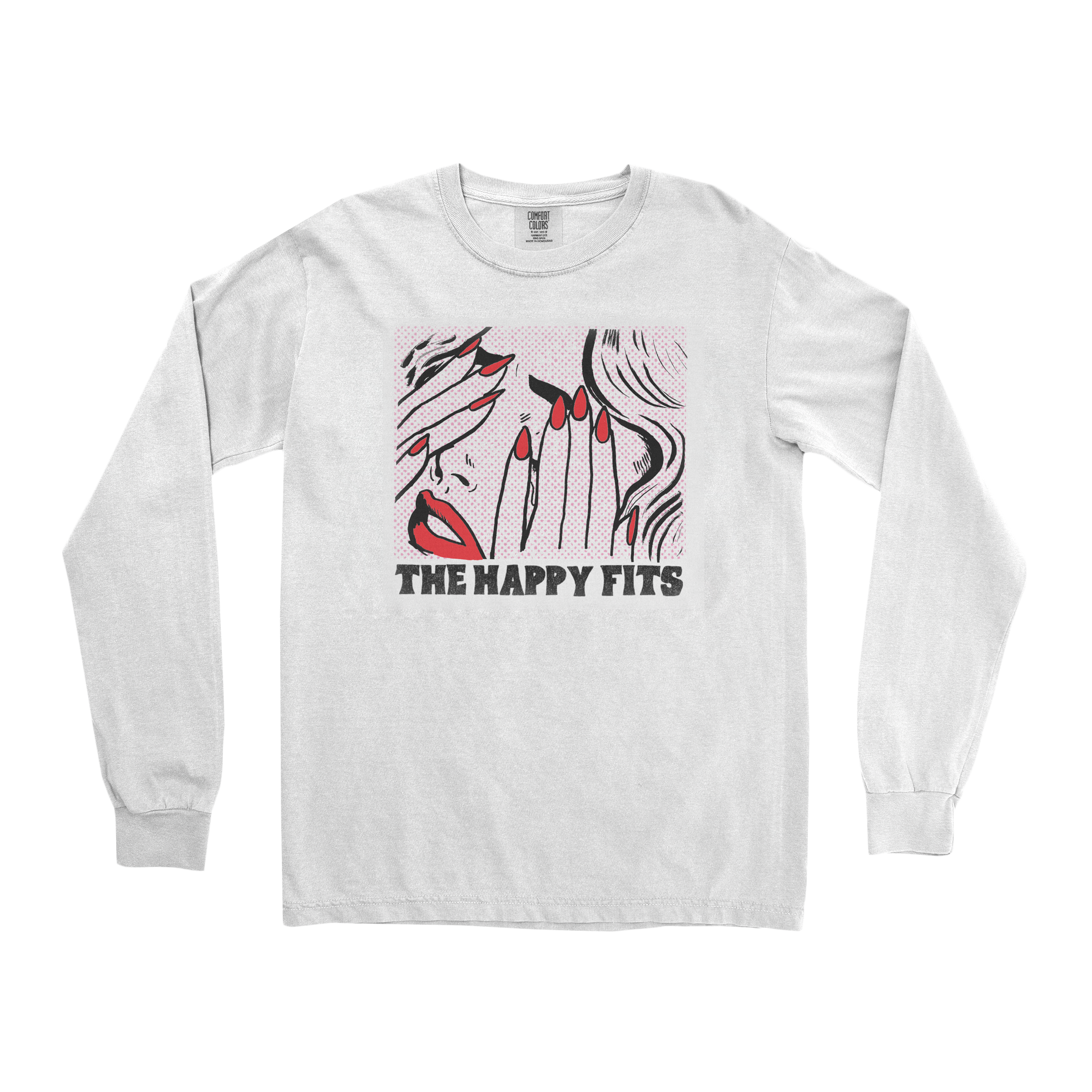 FML White Long Sleeve - The Happy Fits product image