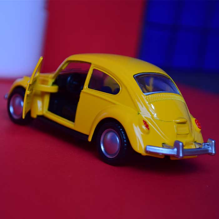 Diecast Vintage Cars | Mini Beetle, Fiat 1965 Model, Alloy Model Coper Interior Pull Back Car