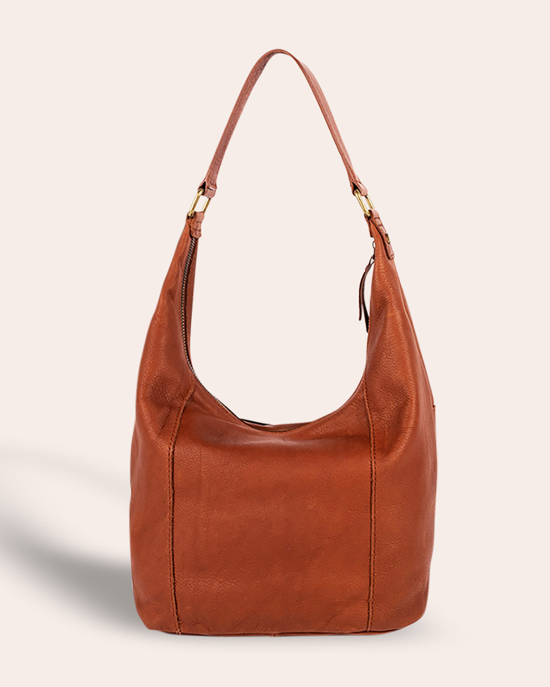 American Leather Co. Carrie Hobo Brandy