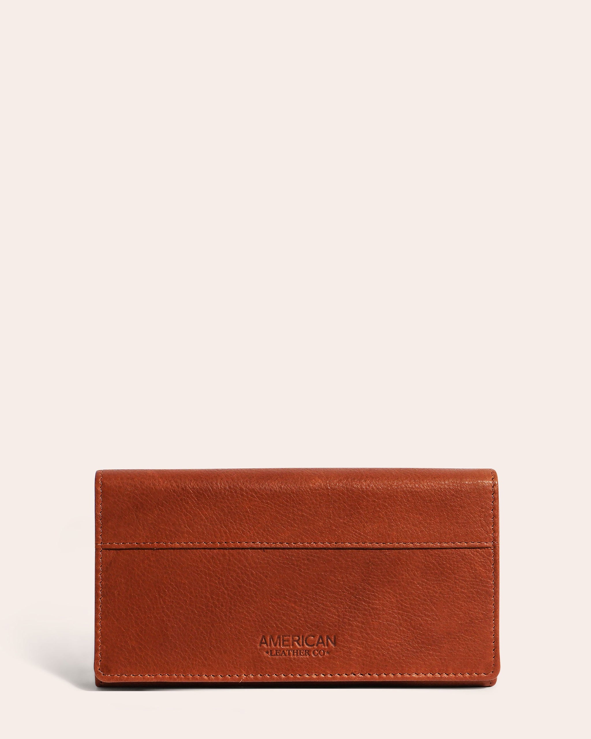 American Leather Co. Clyde Wallet Brandy