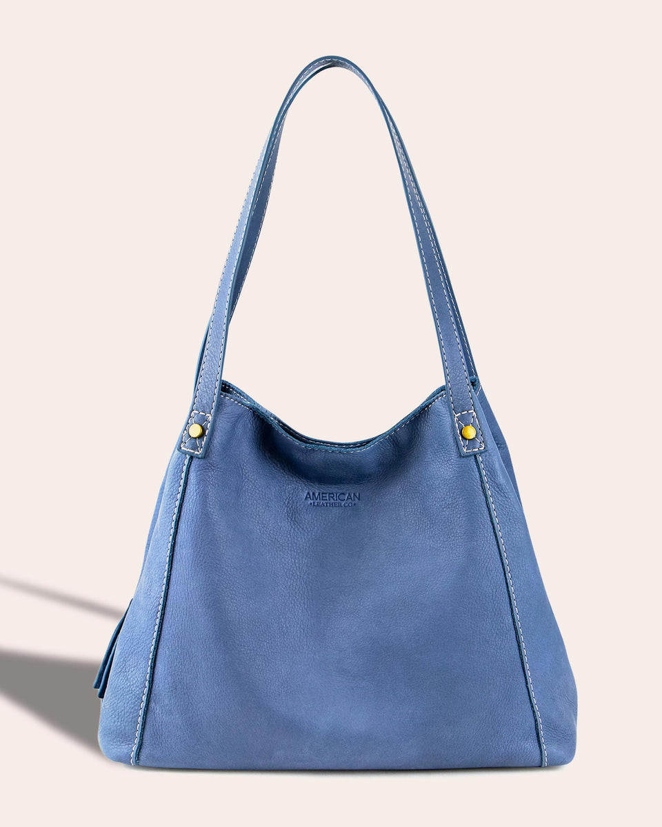 American Leather Co. Liberty Shopper Bay Blue