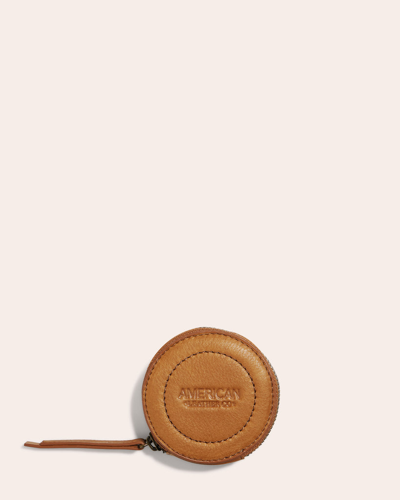 Buy Leatherology Navy Blue Round Coin Pouch at Ubuy India
