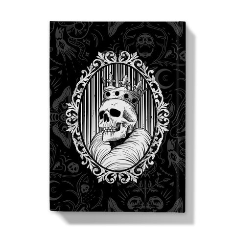 quuen king skeleton card