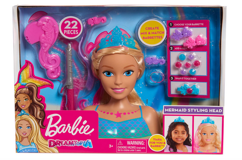 barbie dreamtopia hairdressing set