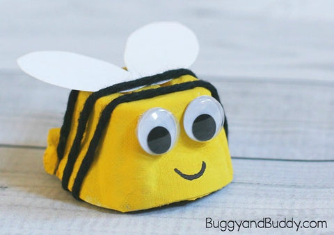 Egg Carton Bees