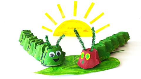 The Very Hungry Caterpillar Egg Carton Craft