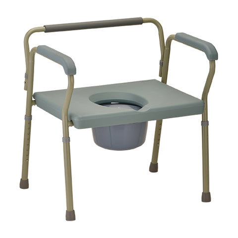 N - 8583 HEAVY DUTY DROP ARM COMMODE 500LB WEIGHT CAPACITY – HNH