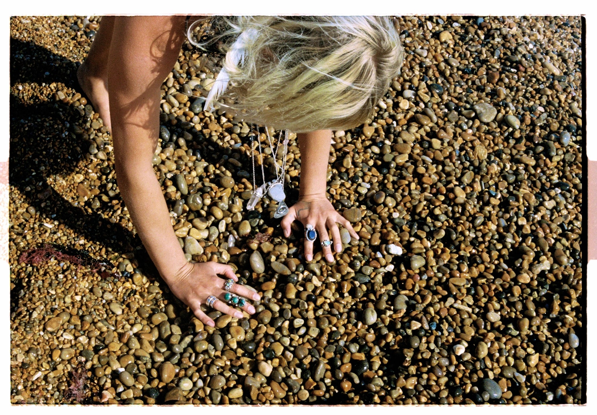 Alice & Lily Photoshoot by the English Coastline wearing Silver Jewellery 