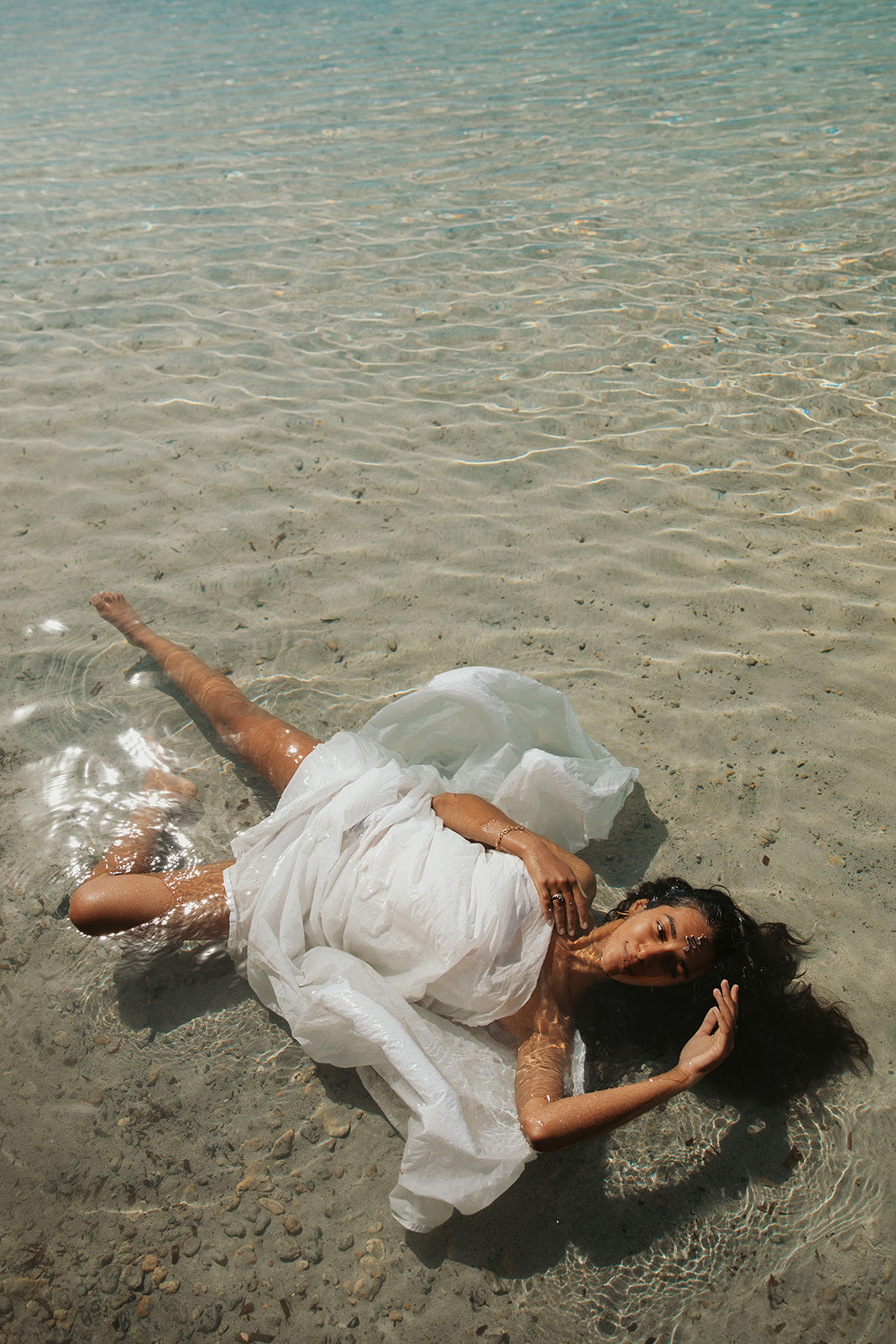 Floating Jewellery goddess in ocean