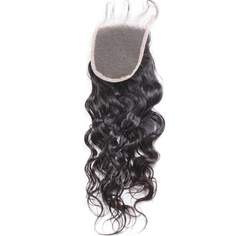 Peruvian Natural Wave - Swiss Lace Closure