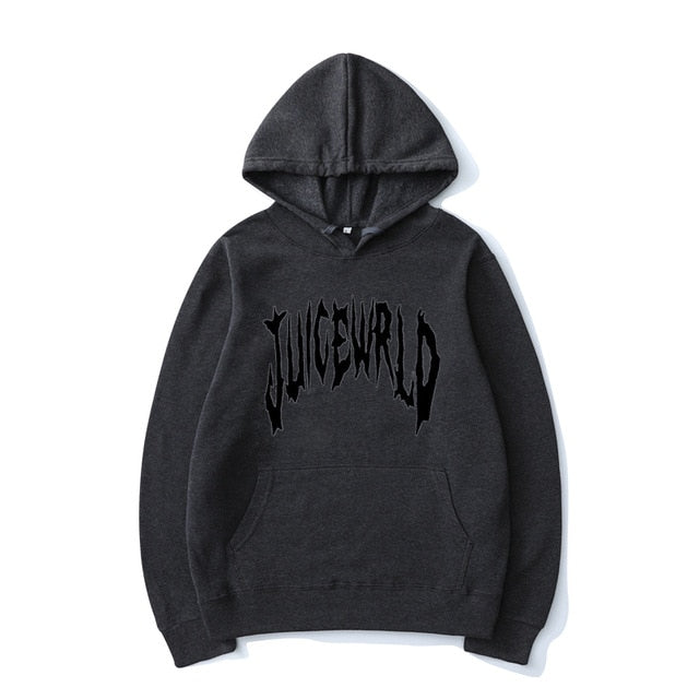 Juice Wrld Letter Printed Hoodies Harajuku Hip Hop Rapper Hooded Sweat - juice wrld lucid dreams roblox code white t shirt roblox free