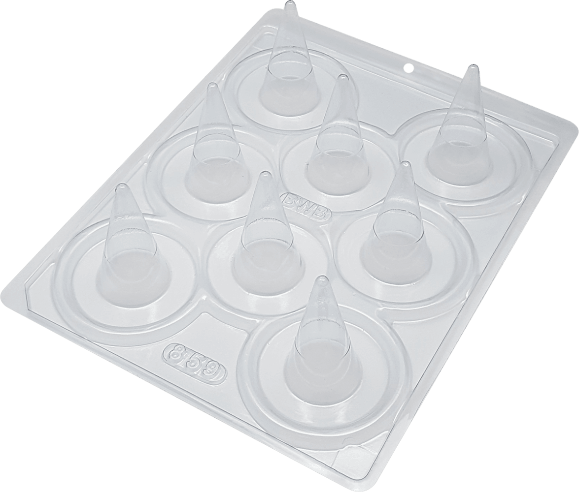 3-Part Chocolate Mould - Medium Cone - BWB859 – Fest Cake London