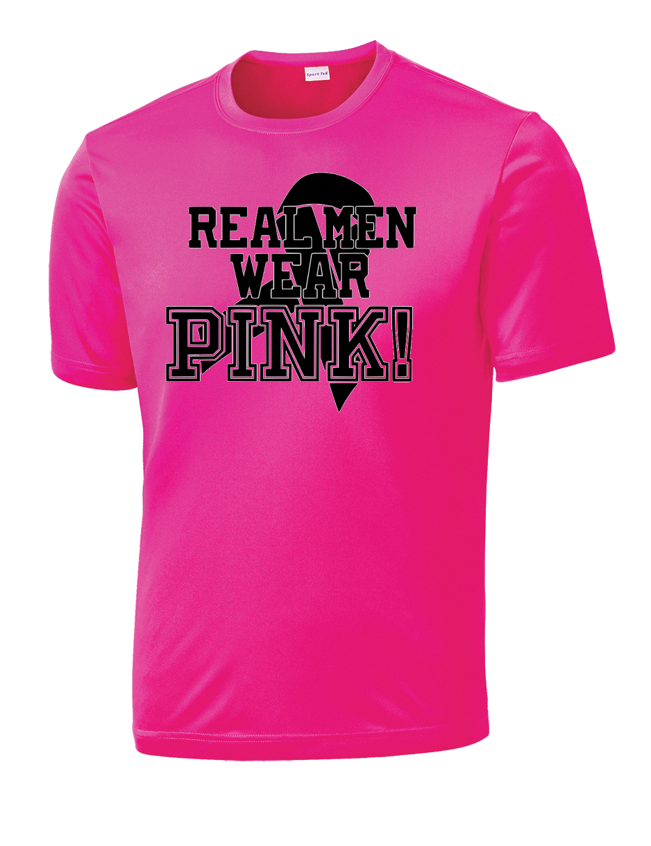 mens pink dri fit shirt