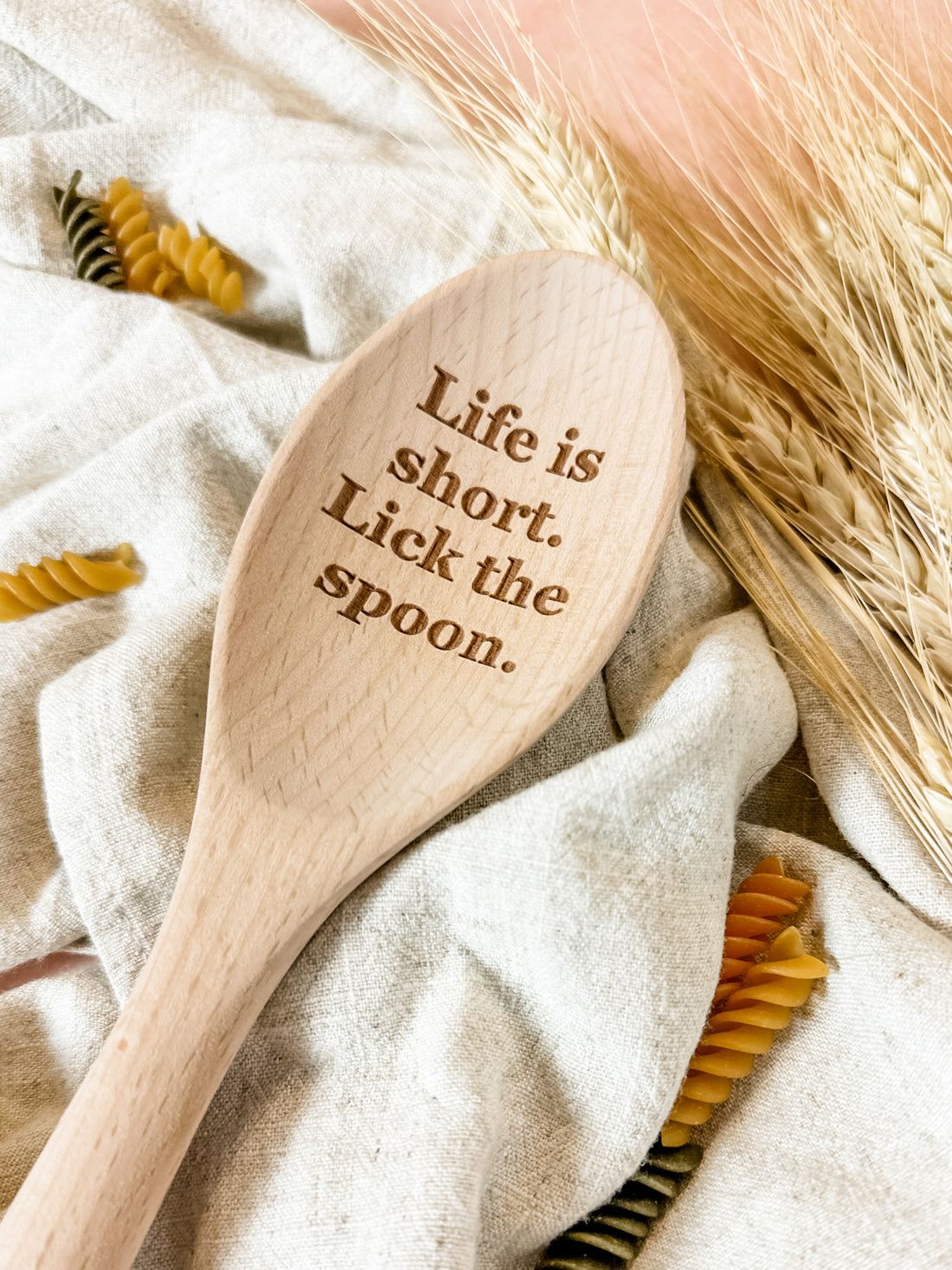 life is short lick the spoon