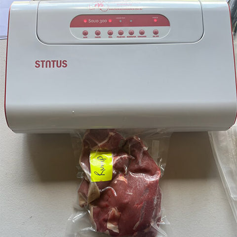 Home kill to freezer Rump steak vacuum packed