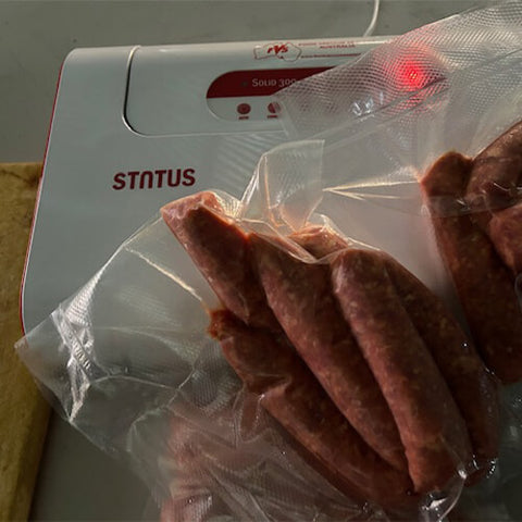 Home kill to freezer sausages