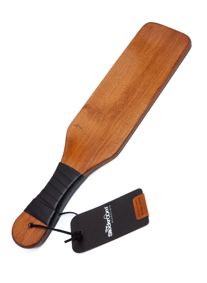 Stockroom  Stockroom Essentials Wood Spanking Paddle – Male Stockroom